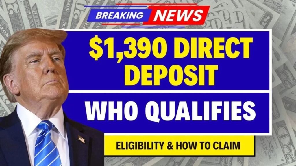  $1,390 Direct Deposit Relief 