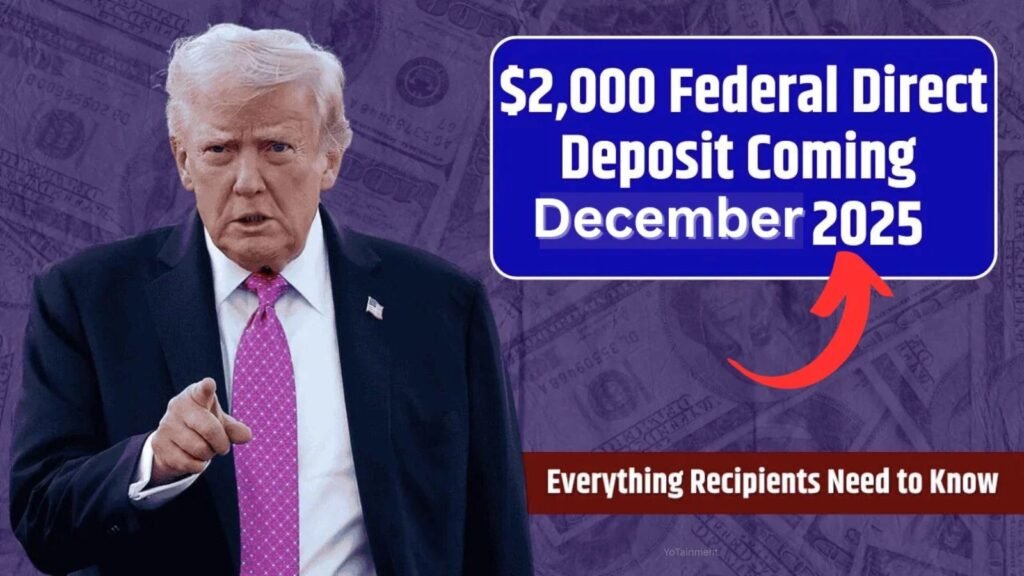$2,000 Federal Direct Deposit