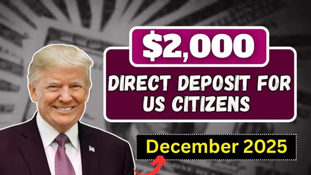 IRS Approves December 2025 $2000 Deposit – Payment Dates, Eligibility Requirements, and Claim Instructions